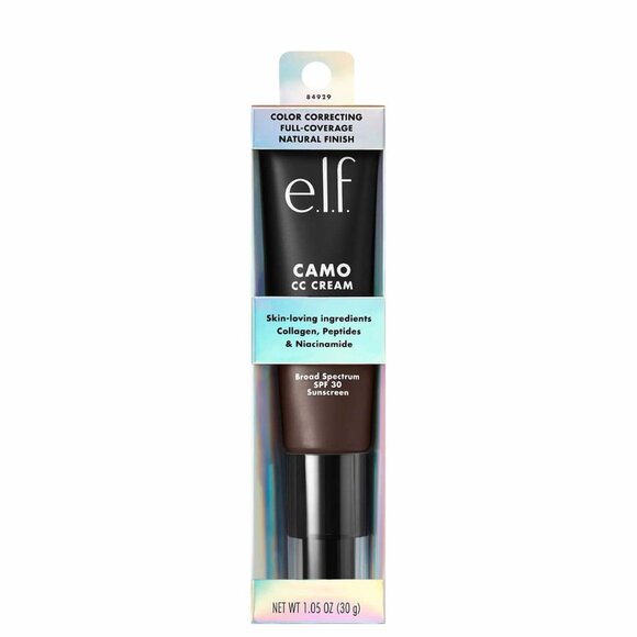 New e.l.f. Camo CC Cream in Shade #660 Rich Neutral Cool Undertones with SPF 30 - Picture 1 of 9